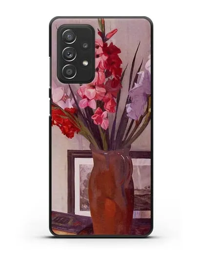 Чехол Натюрморт с гладиолусами (Валлоттон Феликс) силиконовый для Samsung Galaxy A53