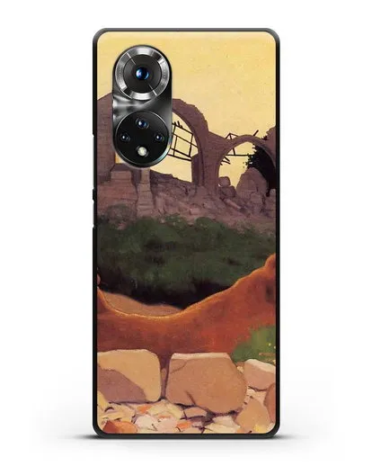 Чехол Церковь Суана в силуэте (Валлоттон Феликс) силиконовый для Honor 50