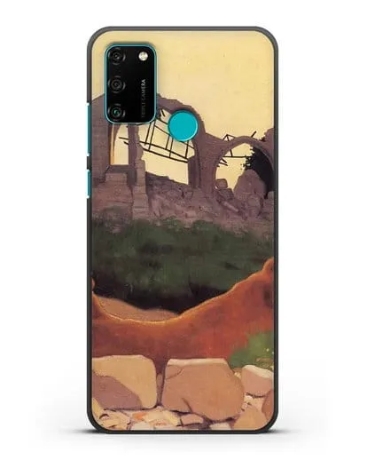 Чехол Церковь Суана в силуэте (Валлоттон Феликс) силиконовый для Honor 9A