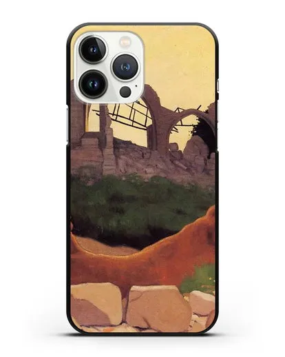 Чехол Церковь Суана в силуэте (Валлоттон Феликс) силиконовый для iPhone 13 Pro Max