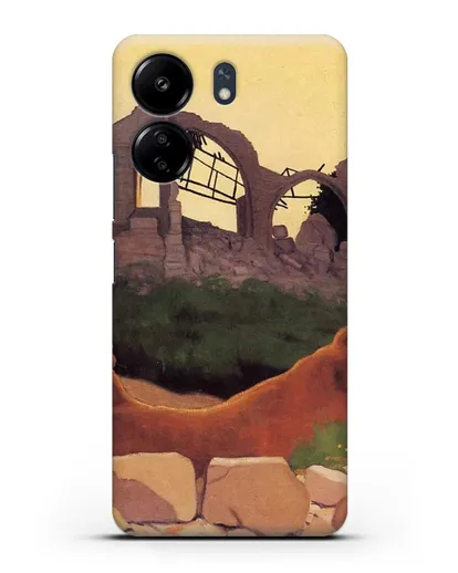 Чехол Церковь Суана в силуэте (Валлоттон Феликс) силиконовый для Xiaomi Poco C65