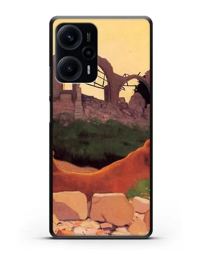 Чехол Церковь Суана в силуэте (Валлоттон Феликс) силиконовый для Xiaomi Poco F5