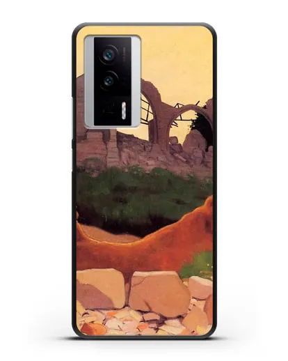 Чехол Церковь Суана в силуэте (Валлоттон Феликс) силиконовый для Xiaomi Poco F5 Pro