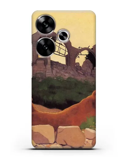 Чехол Церковь Суана в силуэте (Валлоттон Феликс) силиконовый для Xiaomi Poco F6