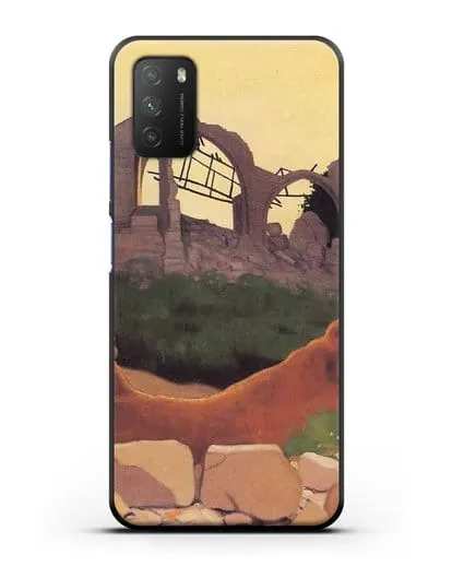 Чехол Церковь Суана в силуэте (Валлоттон Феликс) силиконовый для Xiaomi Poco M3