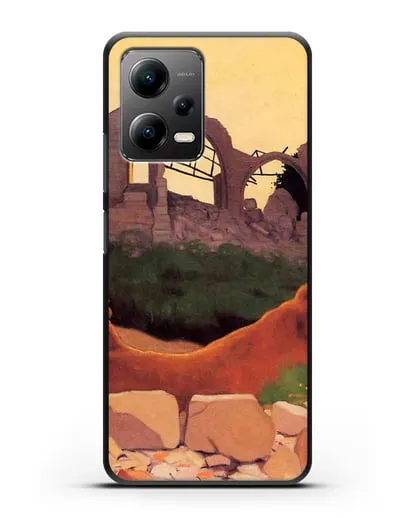 Чехол Церковь Суана в силуэте (Валлоттон Феликс) силиконовый для Xiaomi Poco X5