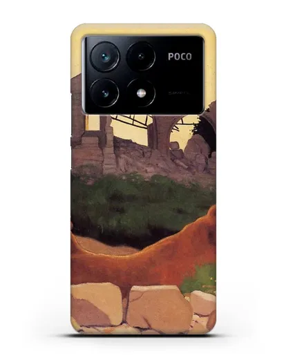 Чехол Церковь Суана в силуэте (Валлоттон Феликс) силиконовый для Xiaomi Poco X6 Pro