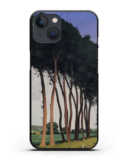 Чехол Семейство деревьев (Валлоттон Феликс) силиконовый для iPhone 13