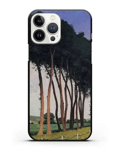 Чехол Семейство деревьев (Валлоттон Феликс) силиконовый для iPhone 13 Pro Max