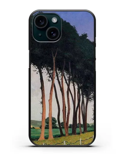 Чехол Семейство деревьев (Валлоттон Феликс) силиконовый для iPhone 15