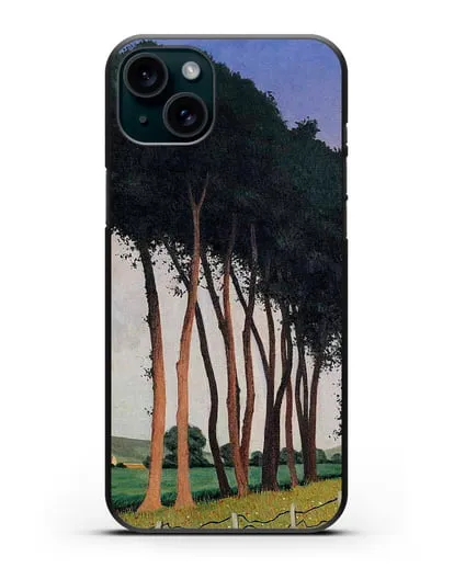 Чехол Семейство деревьев (Валлоттон Феликс) силиконовый для iPhone 15 Plus