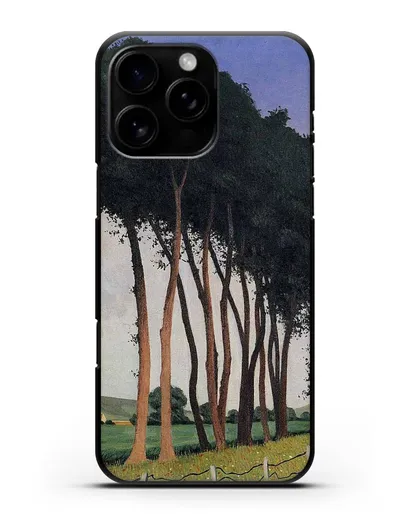 Чехол Семейство деревьев (Валлоттон Феликс) силиконовый для iPhone 16 Pro Max