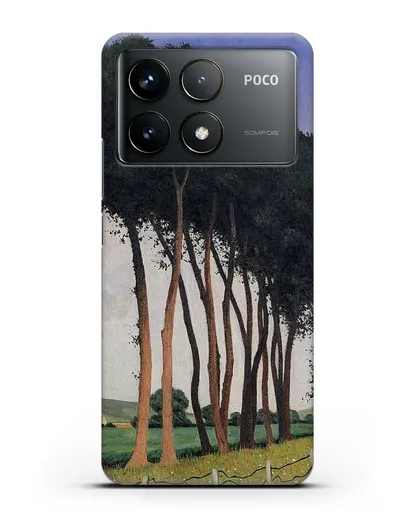 Чехол Семейство деревьев (Валлоттон Феликс) силиконовый для Xiaomi Poco F6 Pro