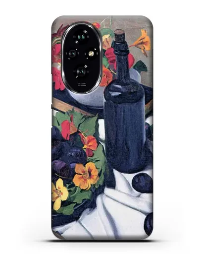 Чехол Настурции и сливы (Валлоттон Феликс) силиконовый для Honor 200