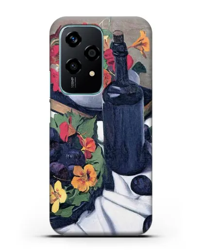 Чехол Настурции и сливы (Валлоттон Феликс) силиконовый для Honor 200 Lite