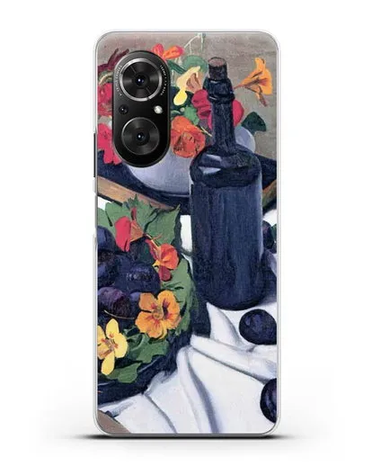 Чехол Настурции и сливы (Валлоттон Феликс) силиконовый для Honor 50 SE