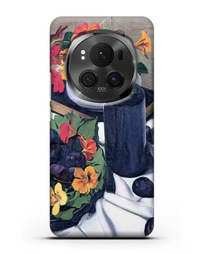 Чехол Настурции и сливы (Валлоттон Феликс) силиконовый для Honor Magic 6 Pro