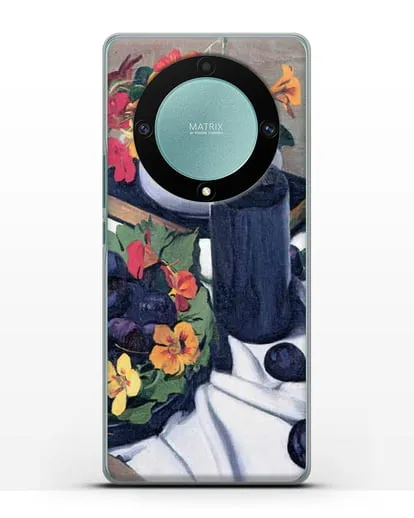 Чехол Настурции и сливы (Валлоттон Феликс) силиконовый для Honor X9a