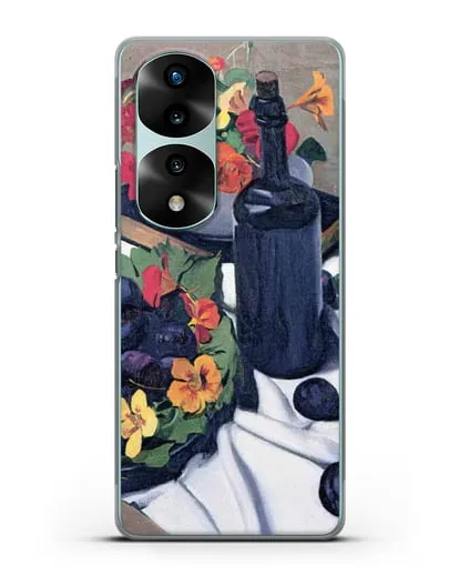 Чехол Настурции и сливы (Валлоттон Феликс) силиконовый для Honor 70 Pro