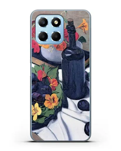 Чехол Настурции и сливы (Валлоттон Феликс) силиконовый для Honor X6