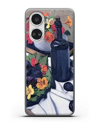 Чехол Настурции и сливы (Валлоттон Феликс) силиконовый для Huawei Nova 10 SE