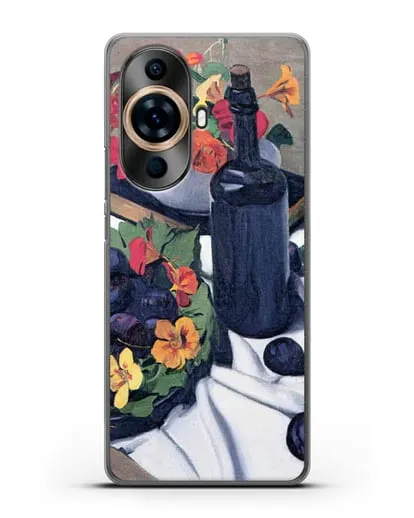 Чехол Настурции и сливы (Валлоттон Феликс) силиконовый для Huawei Nova 11 Pro