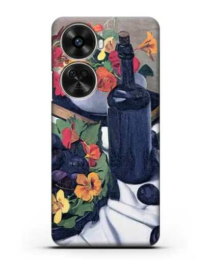 Чехол Настурции и сливы (Валлоттон Феликс) силиконовый для Huawei Nova 12 SE