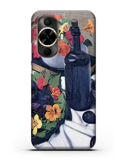 Чехол Настурции и сливы (Валлоттон Феликс) силиконовый для Huawei Nova 12s