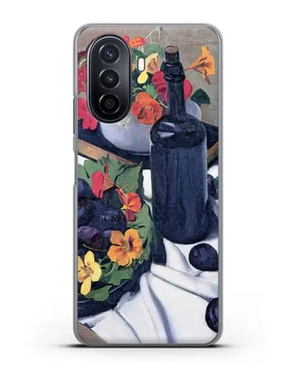 Чехол Настурции и сливы (Валлоттон Феликс) силиконовый для Huawei Nova Y70