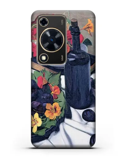 Чехол Настурции и сливы (Валлоттон Феликс) силиконовый для Huawei Nova Y72