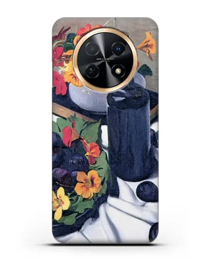 Чехол Настурции и сливы (Валлоттон Феликс) силиконовый для Huawei Nova Y91