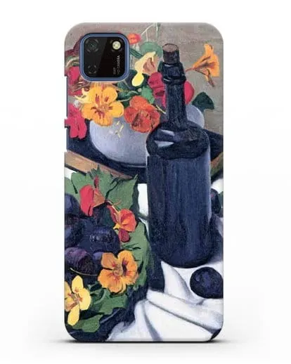 Чехол Настурции и сливы (Валлоттон Феликс) силиконовый для Huawei Y5P