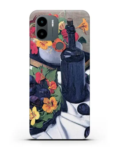 Чехол Настурции и сливы (Валлоттон Феликс) силиконовый для Xiaomi Poco C51