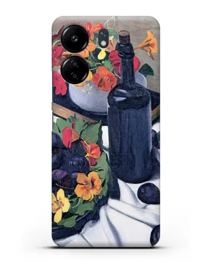 Чехол Настурции и сливы (Валлоттон Феликс) силиконовый для Xiaomi Poco C65