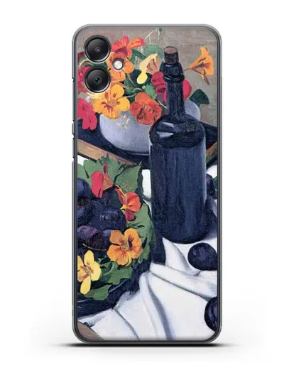 Чехол Настурции и сливы (Валлоттон Феликс) силиконовый для Samsung Galaxy A05 [SM-A055]