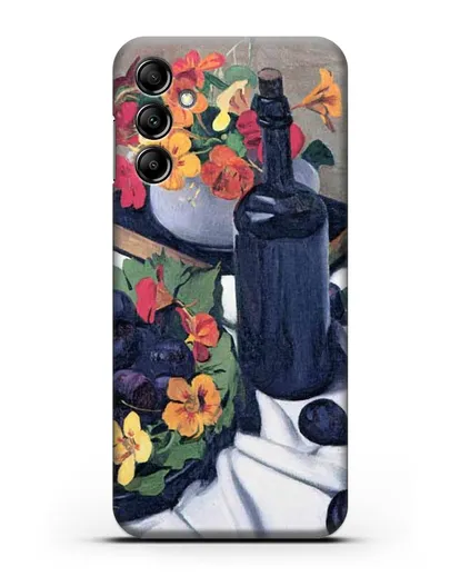 Чехол Настурции и сливы (Валлоттон Феликс) силиконовый для Samsung Galaxy A14 [SM-A145]