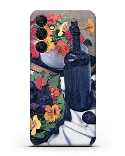 Чехол Настурции и сливы (Валлоттон Феликс) силиконовый для Samsung Galaxy A25 [SM-A256]