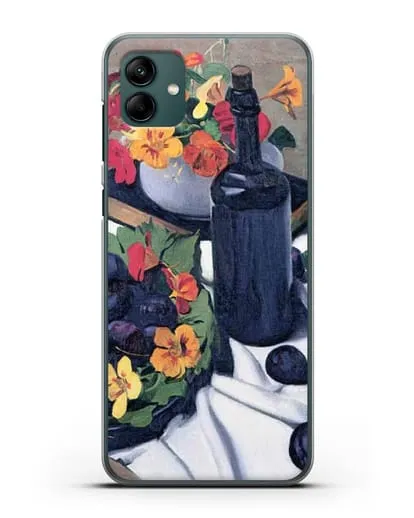 Чехол Настурции и сливы (Валлоттон Феликс) силиконовый для Samsung Galaxy A04 [SM-A045F]