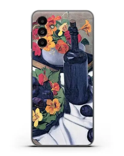 Чехол Настурции и сливы (Валлоттон Феликс) силиконовый для Samsung Galaxy A13 5G [SM-A136]