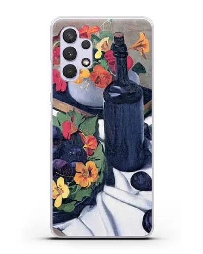 Чехол Настурции и сливы (Валлоттон Феликс) силиконовый для Samsung Galaxy A33