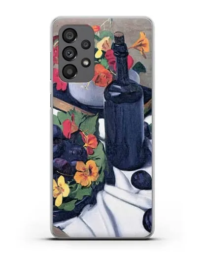 Чехол Настурции и сливы (Валлоттон Феликс) силиконовый для Samsung Galaxy A73 5G [SM-A736B]