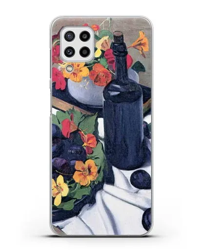 Чехол Настурции и сливы (Валлоттон Феликс) силиконовый для Samsung Galaxy M32 [SM-M325F]