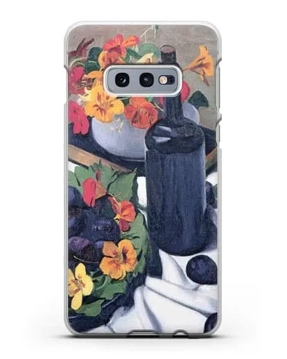 Чехол Настурции и сливы (Валлоттон Феликс) силиконовый для Samsung Galaxy S10e [SM-G970F]