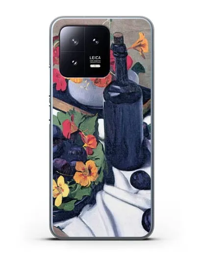 Чехол Настурции и сливы (Валлоттон Феликс) силиконовый для Xiaomi 13