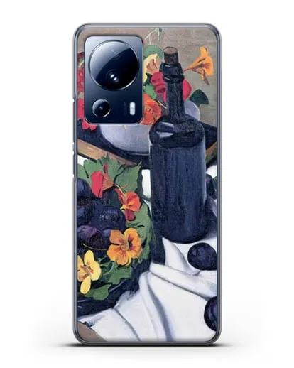 Чехол Настурции и сливы (Валлоттон Феликс) силиконовый для Xiaomi 13 Lite