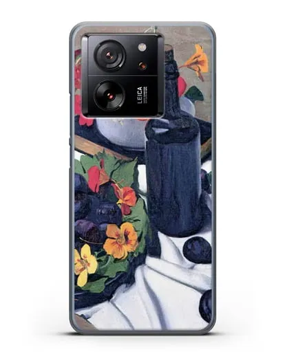 Чехол Настурции и сливы (Валлоттон Феликс) силиконовый для Xiaomi 13T