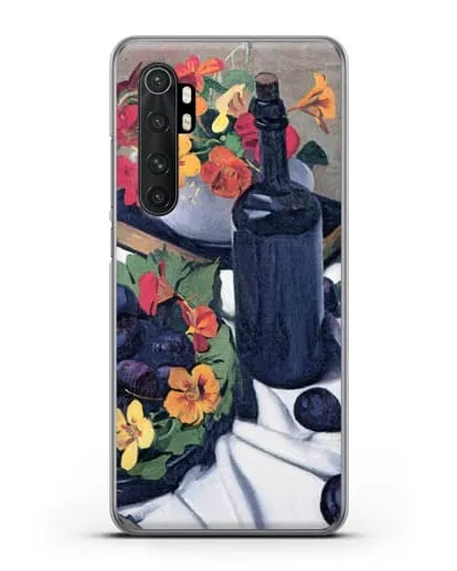 Чехол Настурции и сливы (Валлоттон Феликс) силиконовый для Xiaomi Mi 10 Lite