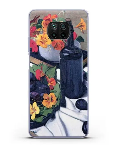 Чехол Настурции и сливы (Валлоттон Феликс) силиконовый для Xiaomi Mi 10T Lite