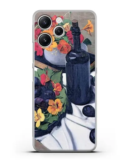 Чехол Настурции и сливы (Валлоттон Феликс) силиконовый для Xiaomi Redmi 12