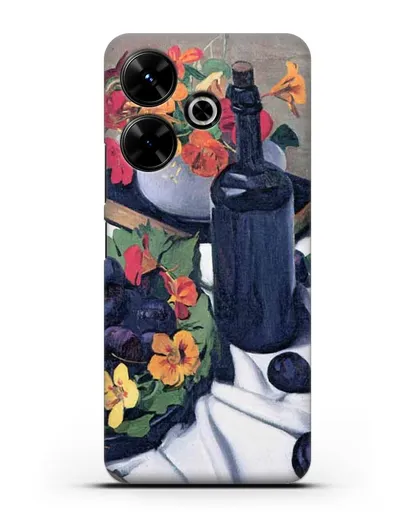 Чехол Настурции и сливы (Валлоттон Феликс) силиконовый для Xiaomi Redmi 13